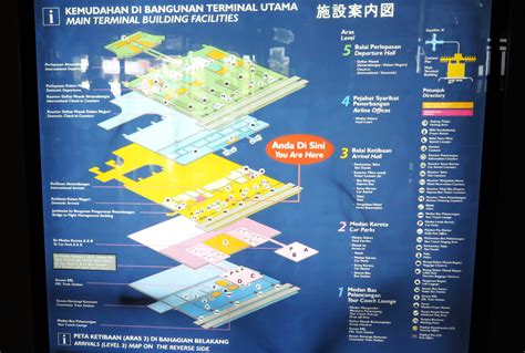 Kul Airport Map Klia Layout Plan Guide On Getting Around The Kuala