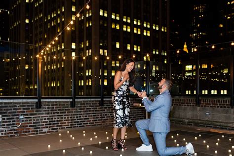 J C Interracial Marriage Proposal Midtown Manhattan New York