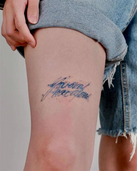 Details Quotes Tattoo On Thigh Latest In Eteachers