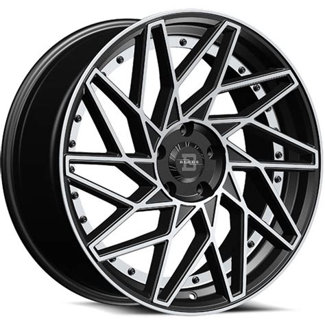 Blade Rt 455 Venzo Black With Machined Face Dually Wheels