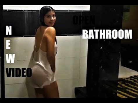 Open Bathroom Beautiful Girl Open Bath No Penty No Bra Latest Open Bath Ligo Challenge Sarya