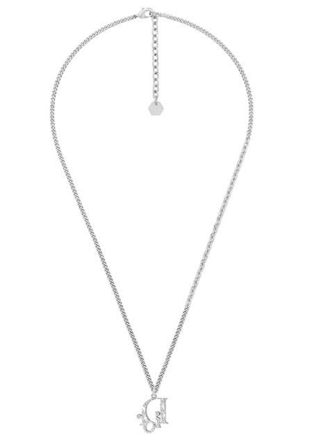 Christian Dior Plain Logo Necklaces And Chokers In 2022 Necklace