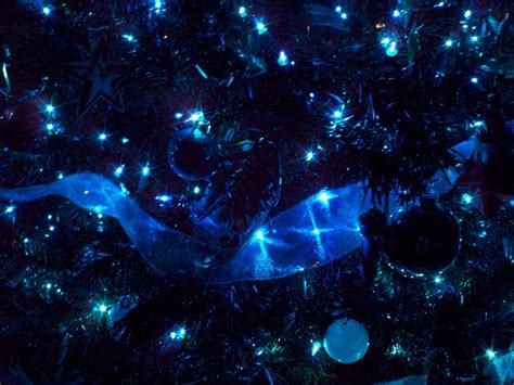 Blue Christmas Light Wallpapers Wallpaper Cave