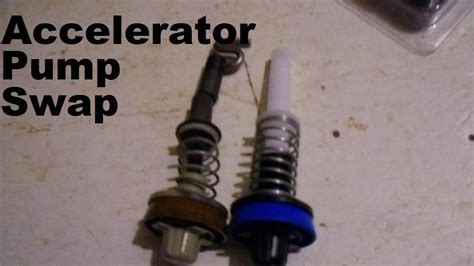 Accelerator Pump Replacement On An Edelbrock Carburetor Youtube