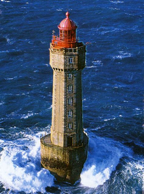 La Jument Lighthouse In Brittany France