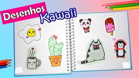 Como Desenhar Coisas Fofas 7 Desenhos Kawaii Aprenda Desenhar Hoje