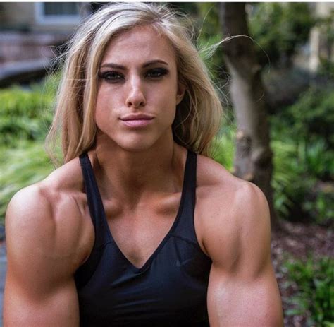 Female Bodybuilder Posing Womens Fitness