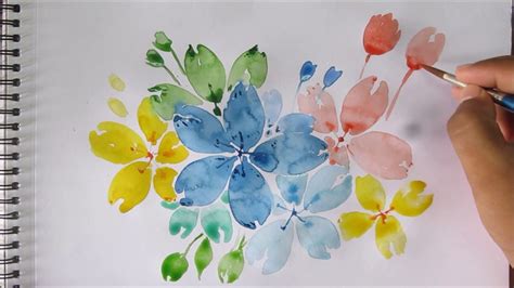Flowers with uncomplicated shapes make it easy to succeed when you are a beginner. 7 Easy Steps To Simple Watercolor Flowers Tutorial ...