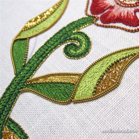 Beginner Goldwork And Silk Embroidery Project