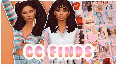 Female Cc Folder🍓the Sims 4 Mods Pack Hairclothesshoes