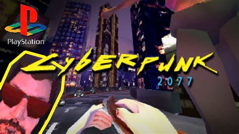 Check Out Cyberpunk 2077 Ps1 Demake In Action Complete With Visual