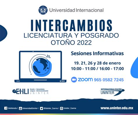 Intercambios Licenciatura Y Posgrado Internacionalización Uninter