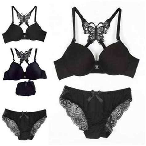 Womens Sexy Bra Sets Seamless Bra Front Closure Lace Push Up Bra Panties Buy At A Low Prices