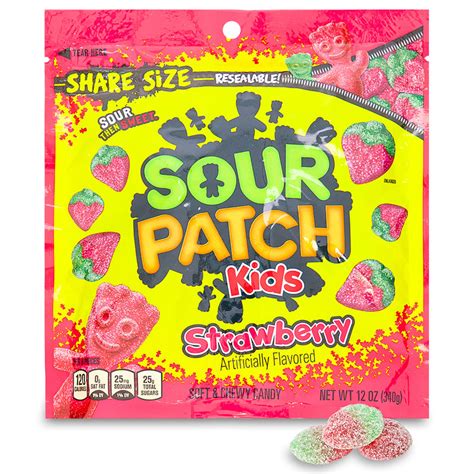 Sour Patch Kids Strawberry Candies 10 Oz Candy Funhouse