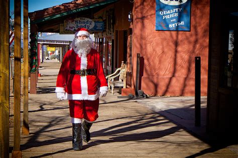 Santa Claus Is Coming To Town In Tombstone Arizona Photograph By Mary