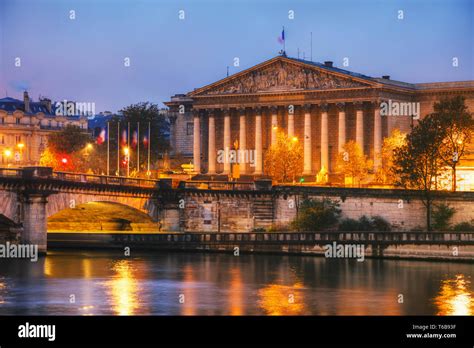 Assemblee Nationale National Assembly In Paris France Stock Photo