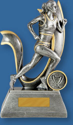 Athletics Trophy Generic Resin Spartan Series Can Be Engraved
