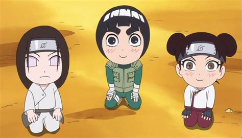 Neji Rock Lee Tenten Naruto Sd Rock Lee Sd Tenten Naruto