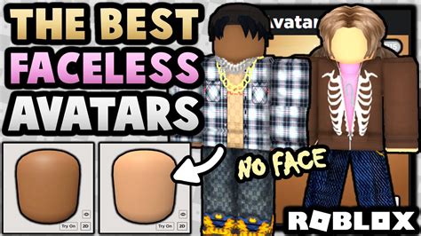New The Best Faceless Avatar Trick So Far Roblox Youtube