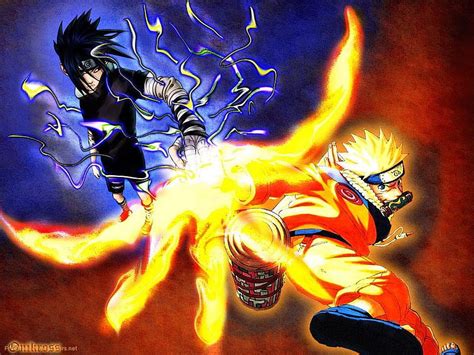 Sasuke Narurto Fire Naruto Lighting Sasuke Hd