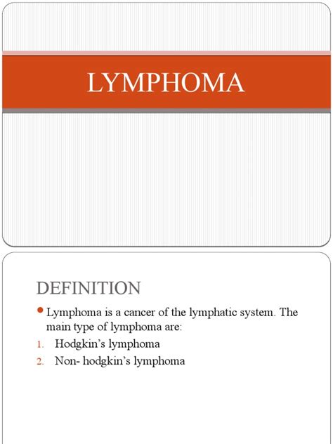 Lymphoma Pdf Lymphoma Lymph Node