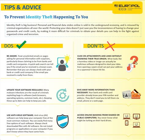 Tips And Advice To Prevent Identity Theft Happening To You Europol