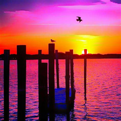 Saturated Sunset Photograph By Mary Lewis Fine Art America