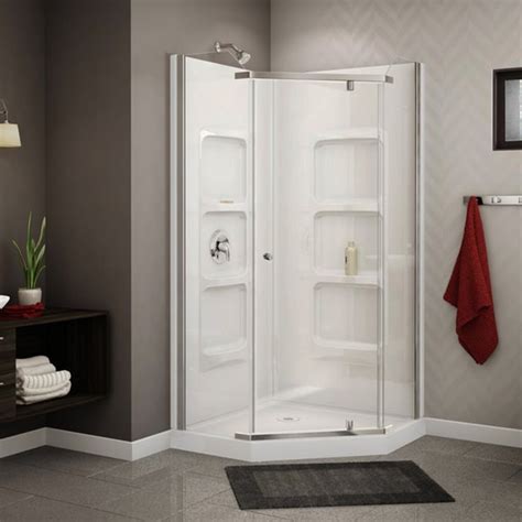 Shop Nevada 38 Inch Pure Acrylic Neo Angle Corner Shower Stall Free