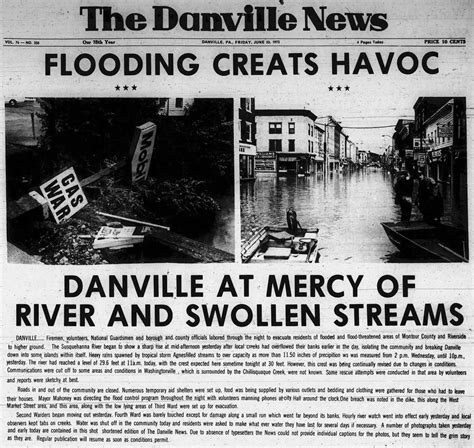 Valley Girl Views: How A Hurricane Became Pennsylvania's Worst Natural