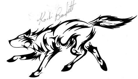 Free Running Wolf Tattoo Download Free Running Wolf Tattoo Png Images