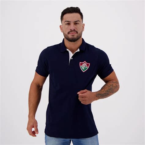 Maybe you would like to learn more about one of these? Polo Fluminense Escudo Marinho - FutFanatics