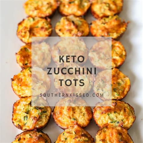 Season well with salt and pepper. Keto Zucchini Tots | Zucchini tots, Ketogenic cookbook ...