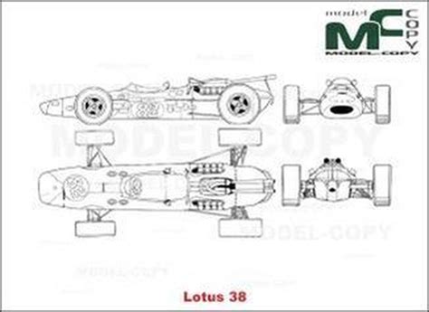 Lotus 38 2d Drawing Blueprints 20448 Model Copy World
