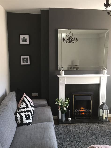 Grey And Monochrome Cosy Living Room In Our Terraced House Cosy Living