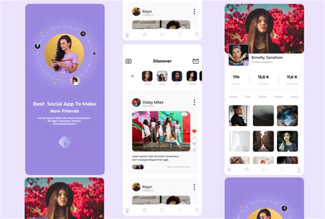 Social Media App Design By Awais Ashraf Uiux Designer On Dribbble