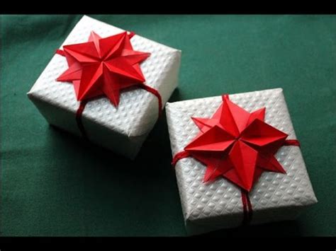 This link is to an external site that may or may not meet accessibility guidelines. Origami flower - оригами цветок звезда - Gift wrapping and ...