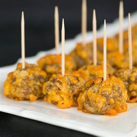 Sausage Cheddar Bites A Simple Snack Thats Easy To Throw Together