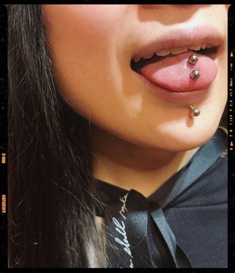 Unique Double Tongue Piercing Inspiration