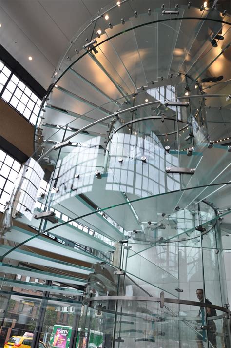 ♂interior Apple Store Glass Stair New York City Glass Stairs Retail