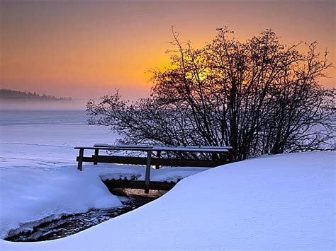 Free Download Free Winter Sunset Desktop Backgrounds Wallpaper