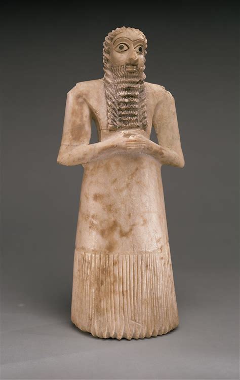 Standing Male Worshiper Sumerian Early Dynastic I II 2900 2600