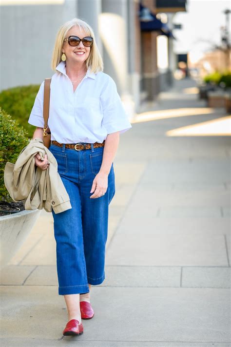 How To Wear Wide Leg Crop Jeans This Spring And Summer Dressed For My Day