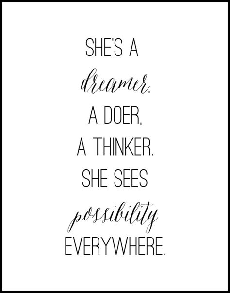 Items Similar To Shes A Dreamer Art Print Digital Download On Etsy