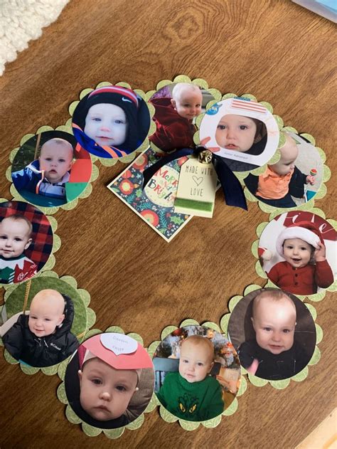 Daycare Christmas 2018 Christmas Picture Wreath Toddler Christmas