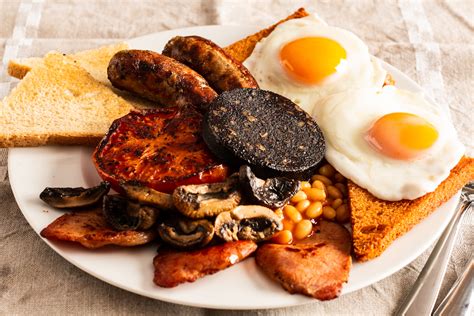 A full breakfast is a substantial cooked breakfast meal, often served in the united kingdom and ireland, that typically includes bacon, sausages, eggs, black pudding, baked beans. Langtry Manor HotelOur Menus - Langtry Manor Hotel