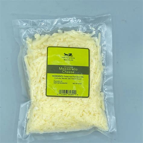 Mozzarella Cheese Shredded Zoe Farms
