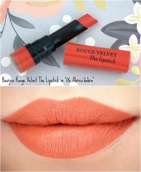 Bourjois Rouge Velvet The Lipstick Review And Swatches Bourjois Rouge Velvet Lipstick