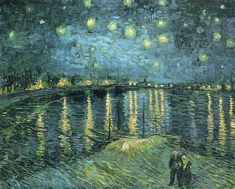 Starry Night Over The Rhone Starry Night Van Gogh Gogh The Starry