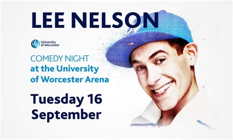 Lee Nelson Live £15 University Of Worcester Arena Groupon