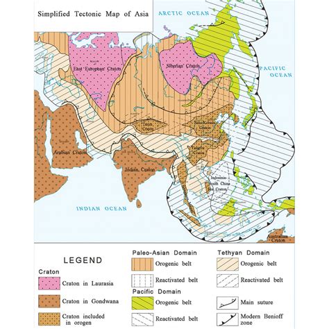 International Geological Map Of Asia At 15 M Igma Ccgm Cgmw